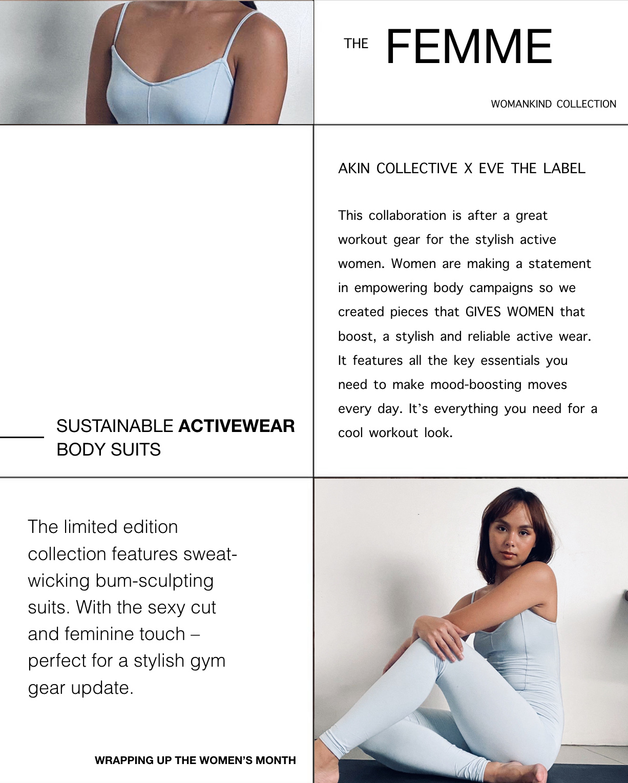 FEMME Bodysuit Activewear | Akin x Eve